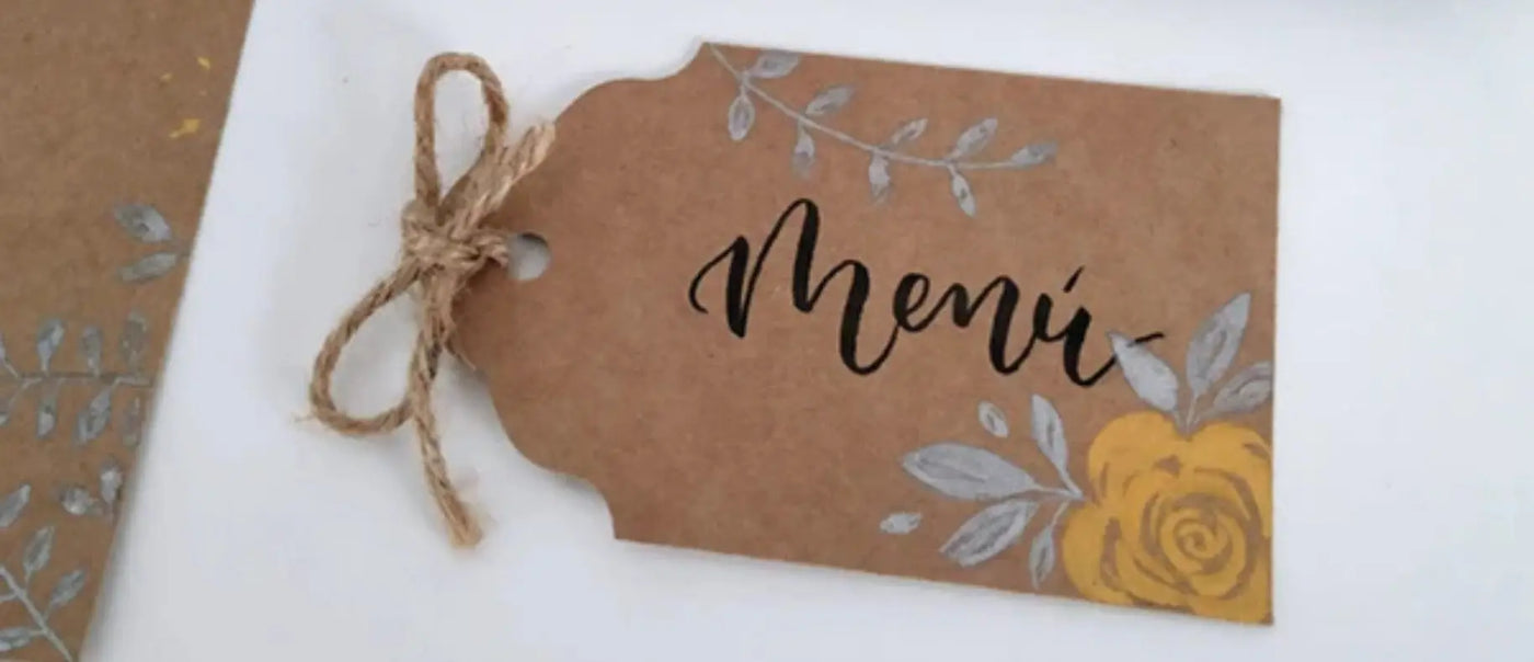 Ideas de tarjetería para bodas y otras celebraciones Lettering