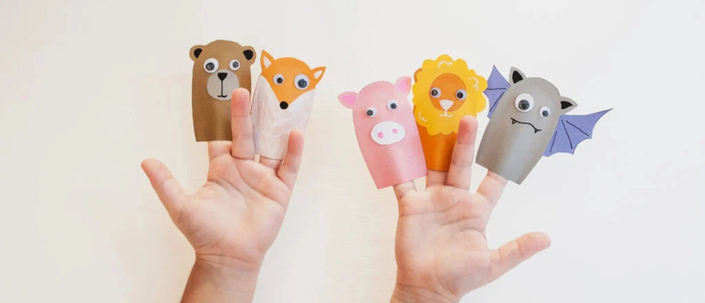 Marionetas de dedo en Miniatura para Niños
