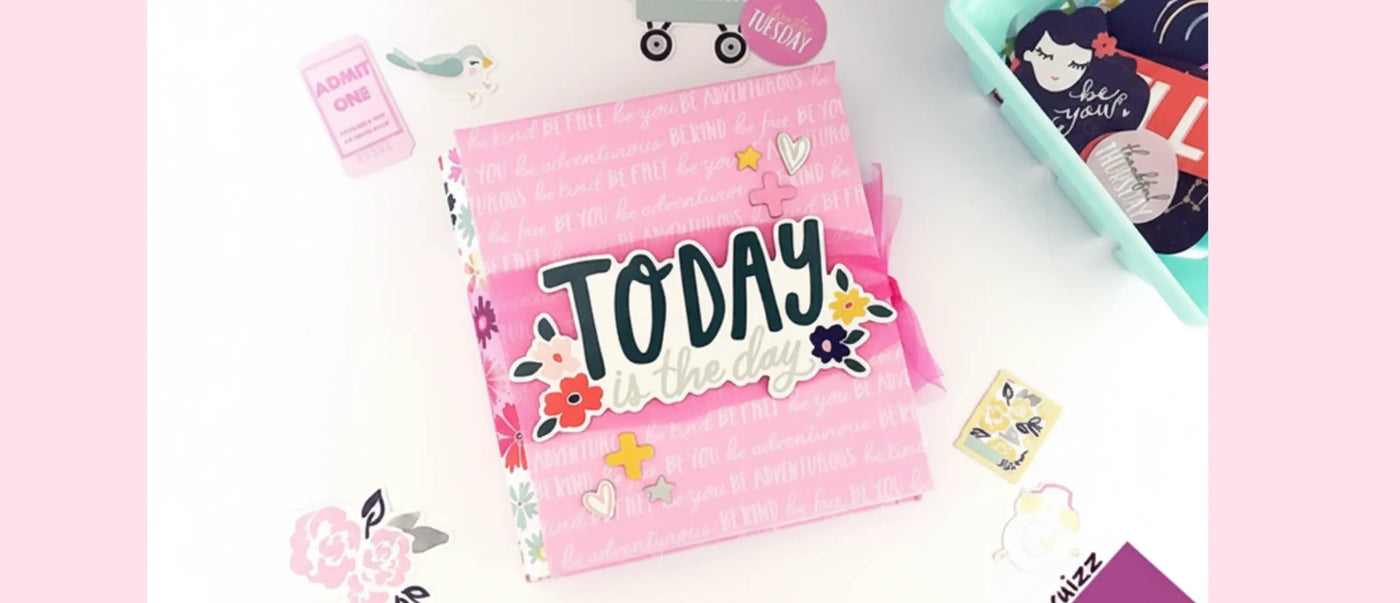 Mini Álbum Scrapbooking para Documentar Vacaciones