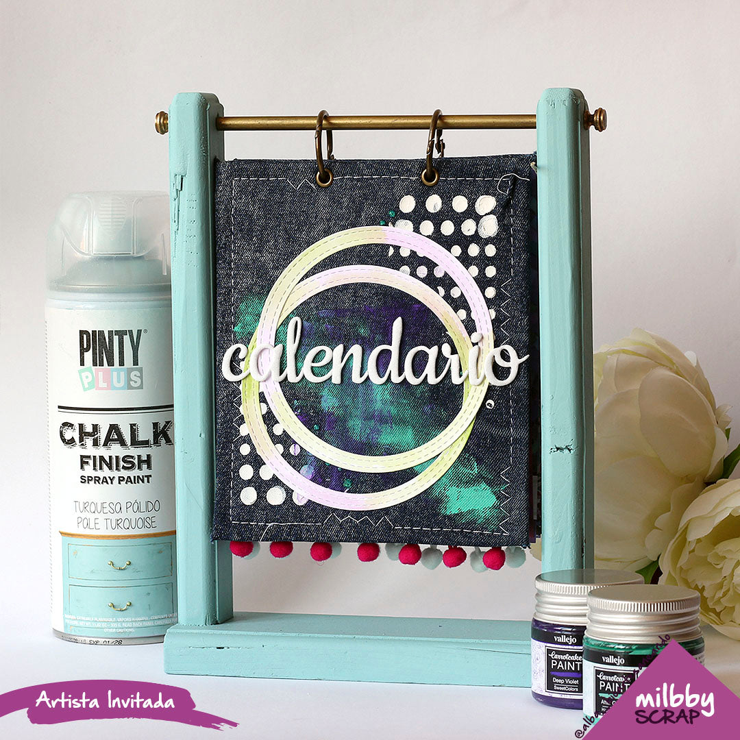 Tuto de Reciclaje: Cómo hacer un calendario de mesa a mano