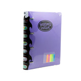 Pasta Ocean's Wave Purple com 4 argolas e recargas