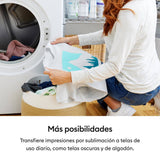 kit papel de sublimacion y vinilo purpurina cricut