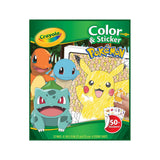 LIBRO COLOREAR + STICKERS POKEMON CRAYOLA