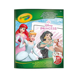 LIBRO COLOREAR + STICKERS DISNEY PRINCESAS CRAYOLA
