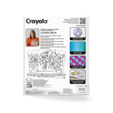 libro para colorear jardin de flores crayola adultos