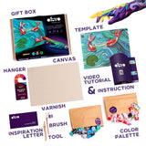 Pintura em barro 3D OKTO Koi Fish