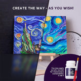 Pintura em barro 3D OKTO Noite Estrelada
