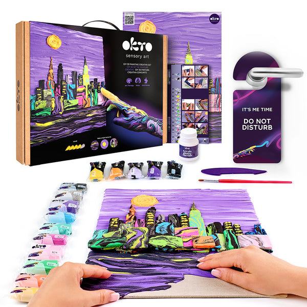 Pintura em barro 3D Nova Iorque OKTO