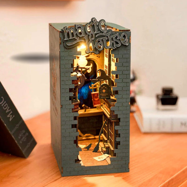 Modelo de suporte para livros Magic House Robotime