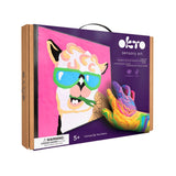 lienzo pasta de modelar 3D okto llama para niños