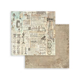 Set 10 Papeles de Scrap 30x30 Brocante Antiques Stamperia (2)