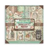 Set 22 Papeles Scrap Brocante Antiques 30x30 Stamperia