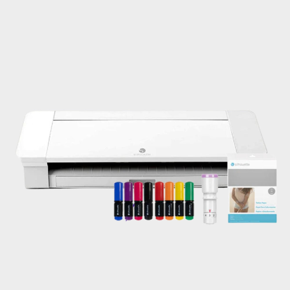 Silhouette Cameo 4 Blanco + Kit Materiales – Milbby.com