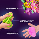 air clay okto DIY flowers garden