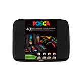 posca rotuladores 40 unidades maleta premium