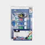 Mini Maletín Plástico Acrílico 12 Piezas Royal & Langnickel