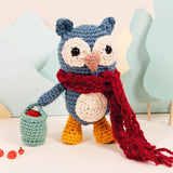 buho en el huerto dmc amigurumi