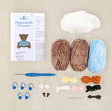 Contenido del KIT dmc AMIGURUMI OSO