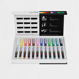 Caja 12 Rotuladores Básicos Pigment Decobrush Karin