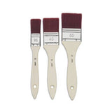 Set 3 Paletinas Planas Poliamida Marron