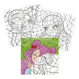 cuaderno colorear dibujos manga avenue mandarine