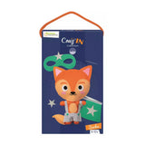 peluche de fieltro DIY sacha el zorro avenue mandarine