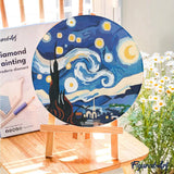 figured art kit diamond painting noche estrellada