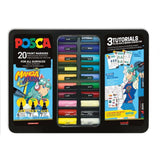 set 20 rotuladores posca manga hero