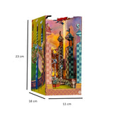 maqueta sujeta libros book nook harry potter
