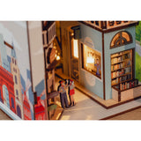 detalles luces LED maqueta sujetalibros revel paris