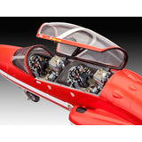 detalles del model set bae hawks red arrows revell