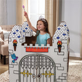 castillo para jugar y colorear para niños
