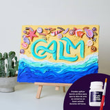manualidad CALM OKTO 3D diseño playero