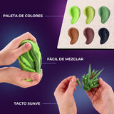 arcilla de secado al aire OKTO 3D manga earth manualidad sensorial