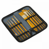 estuche pinceles 10 unidades pelo sintetico daler rowney
