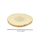 set de discos de madera natural 17-23 cm