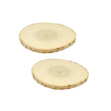 2 DISCOS MADERA 18-21CM