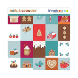 Set 10 hojas jenjibre 30x30