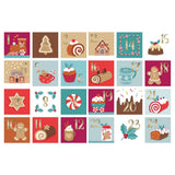 PEGATINAS CALENDARIO ADVIENTO JENJIBRE