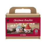 Mini Kit de manualidades Bolas de Navidad, Elfos rojos y verdes, 1 paquete