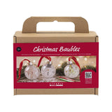 MINI CRAFT KIT BOLAS DE NAVIDAD PARA DECORAR CON DIBUJOS