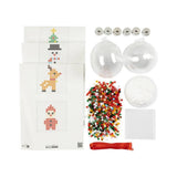 kit para decorar bolas de navidad transparente con hama beads