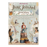 JUNK JOURNAL PEGAT, RECORTES, FONDOS SECRET DIARY