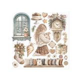 Set Transferibles Rub-On White Christmas Stamperia