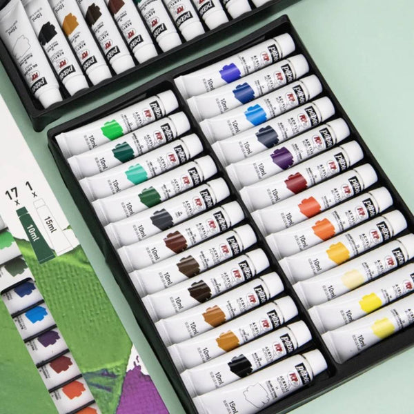 set 23x10ml + 1x15ml acrilico pop art pebeo