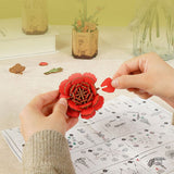 Maqueta Madera Clavel Rojo Robotime