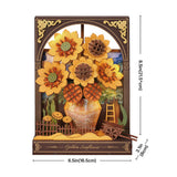 golden sunflower robotime
