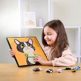 manualidad OKTO 3D pintar con arcilla de secado al aire gato