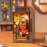 maqueta sujetalibros robotime book nook librería