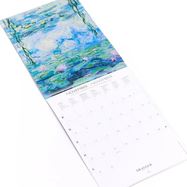 Calendario 2027 Pequeño Monet Draeger
